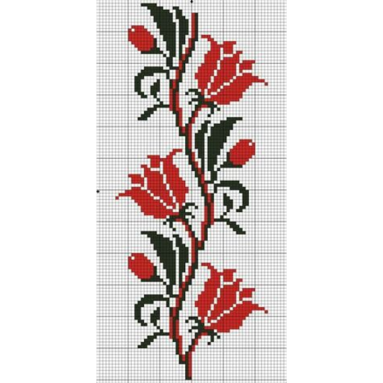 ponto cruz flores para iniciantes