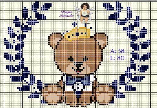 desenhos ponto cruz masculino infantil