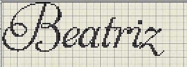 gráficos de ponto cruz de flores