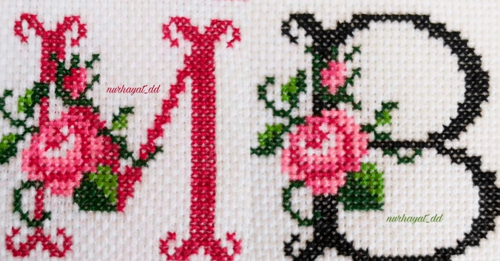 alfabetos ponto cruz para imprimir