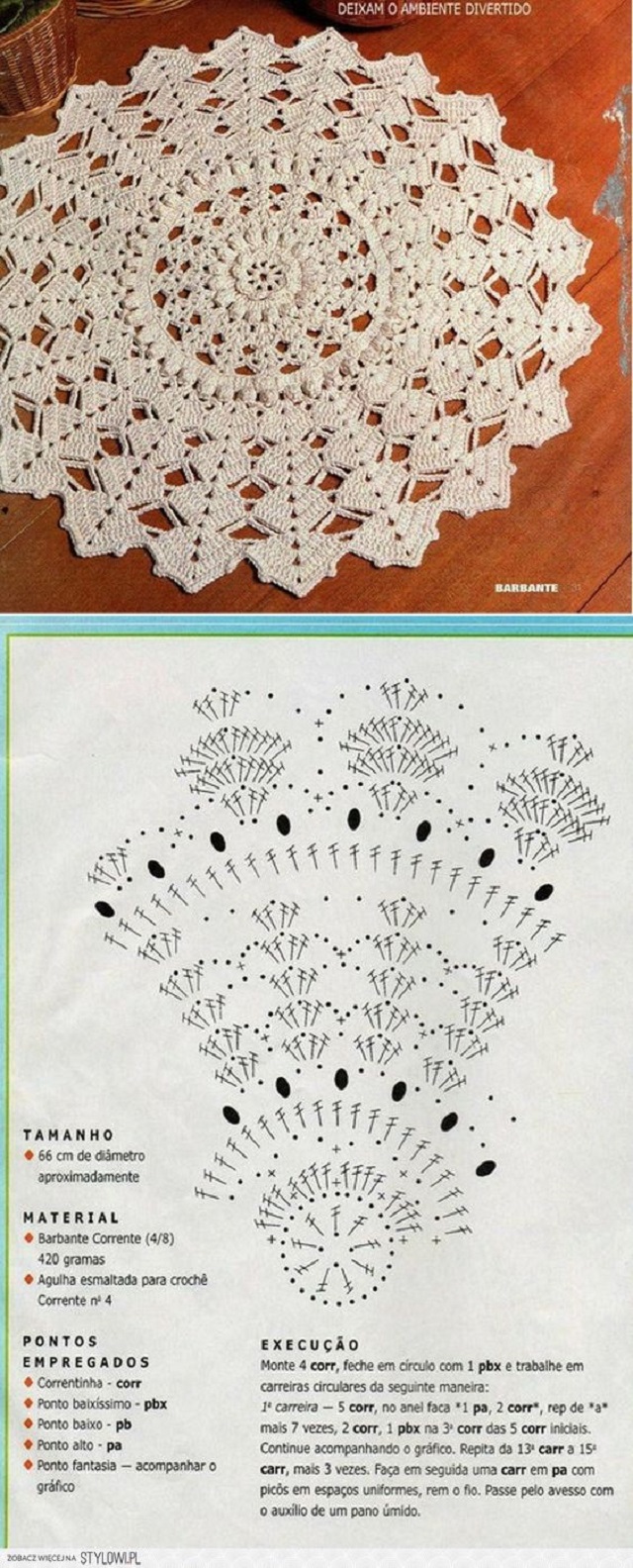 grafico de croche filé versus alto relevo qual escolher