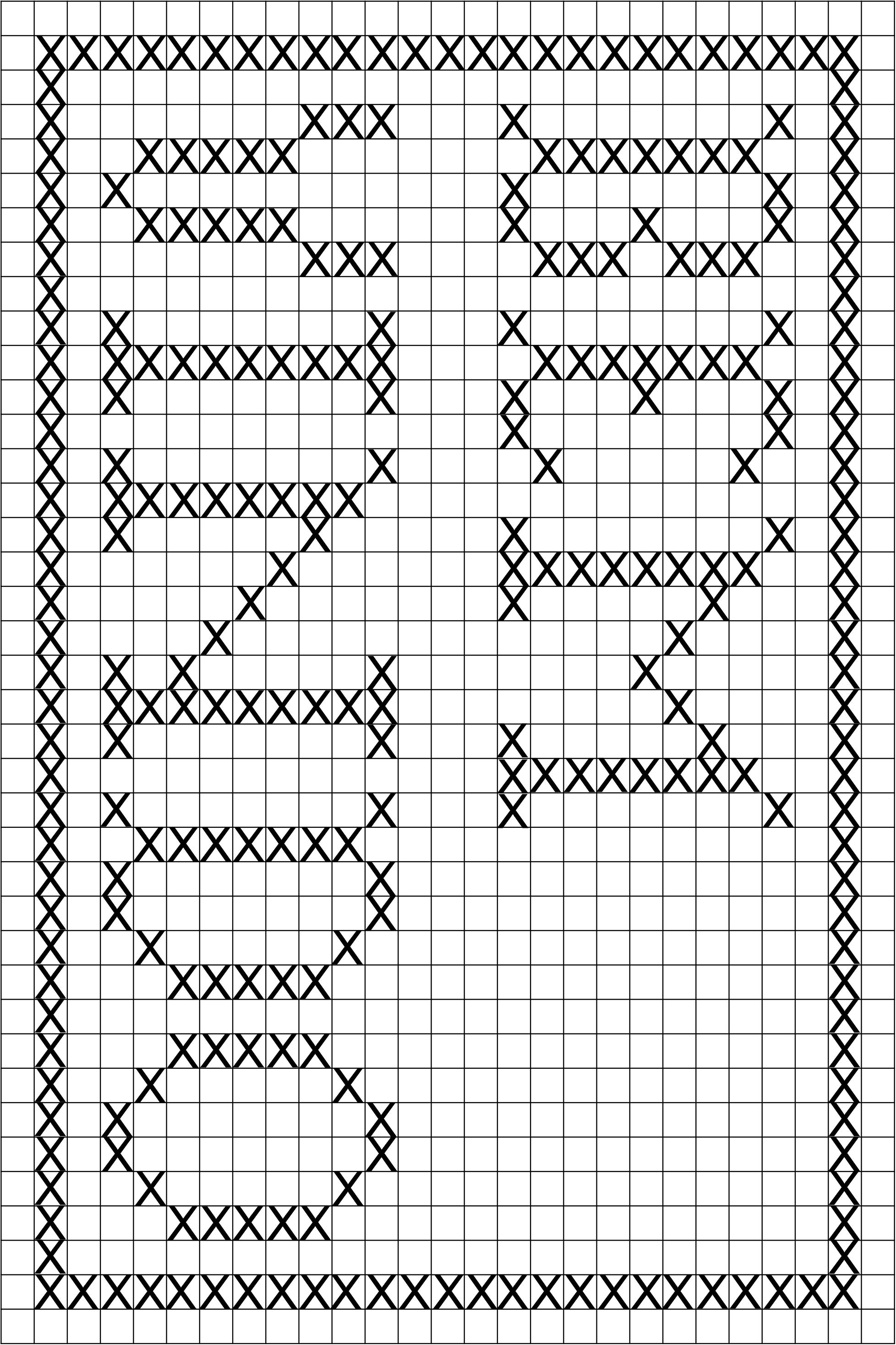 grafico de croche filé versus alto relevo qual escolher