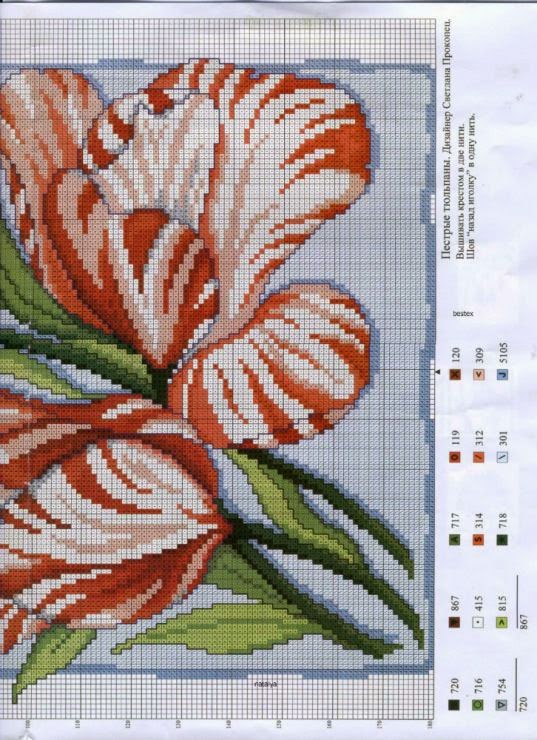 gráficos ponto cruz girassóis grandes