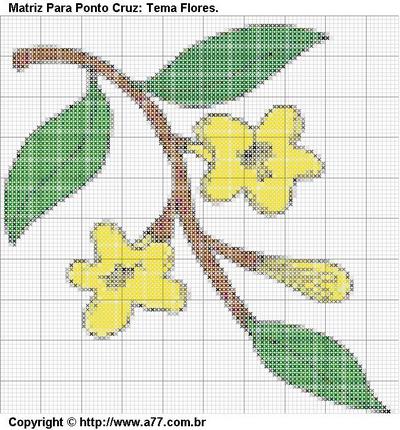 ponto cruz flores grandes realistas