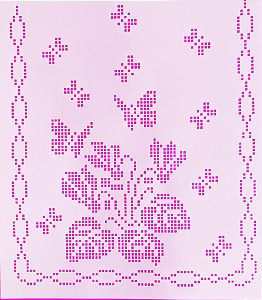 gráficos ponto cruz flores para imprimir