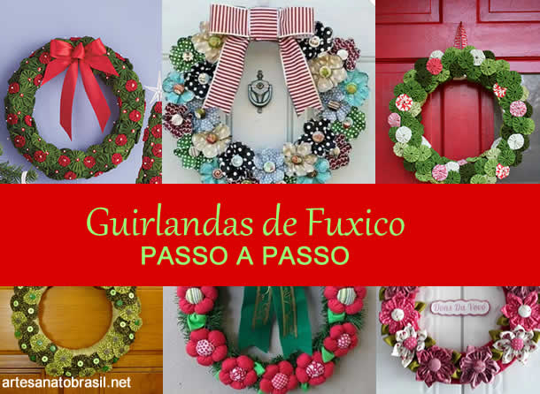 guirlandas de fuxico