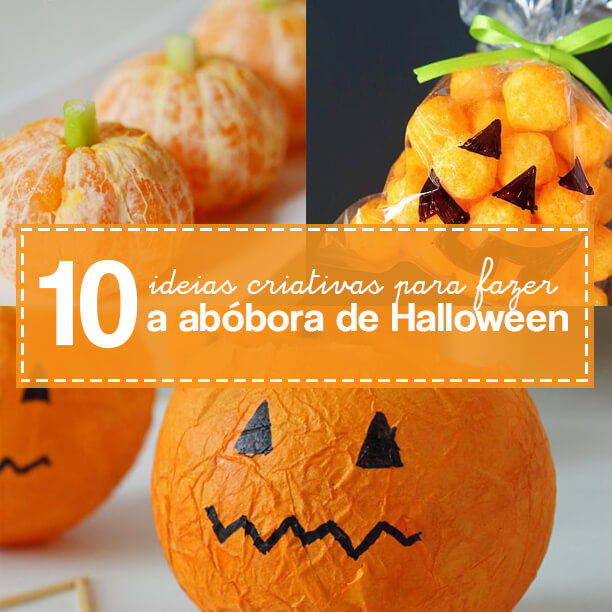 passo a passo decoração halloween com papelão