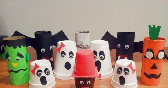 tutoriais de halloween com materiais reciclados