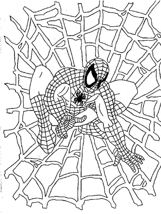 homem aranha vs miles morales desenho para colorir