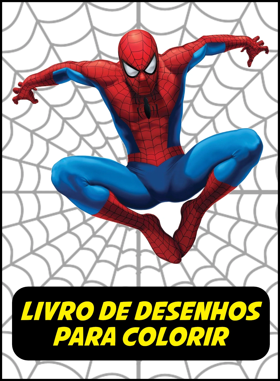 homem aranha para colorir