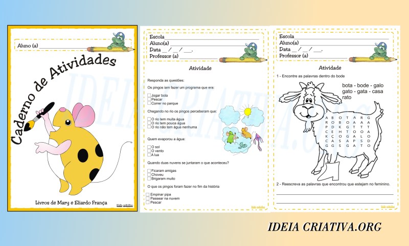 ideias criativas para decorar caderno de atividades