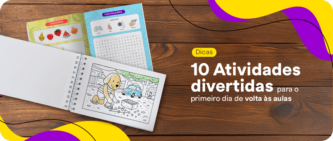 ideia criativa caderno de atividades