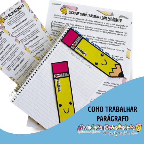 como usar colagens em caderno de atividades