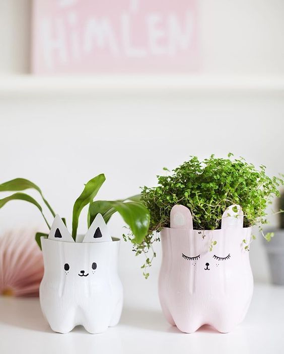 ideias criativas de decoração com reciclagem