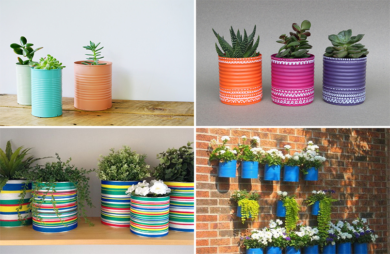 ideias criativas de decoração com reciclagem