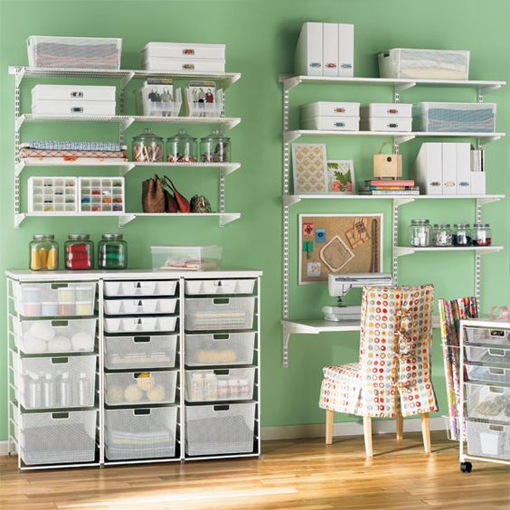 melhores ideias para decorar atelier de artesanato pequeno