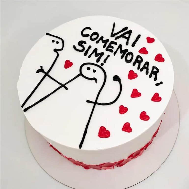bolo masculino simples