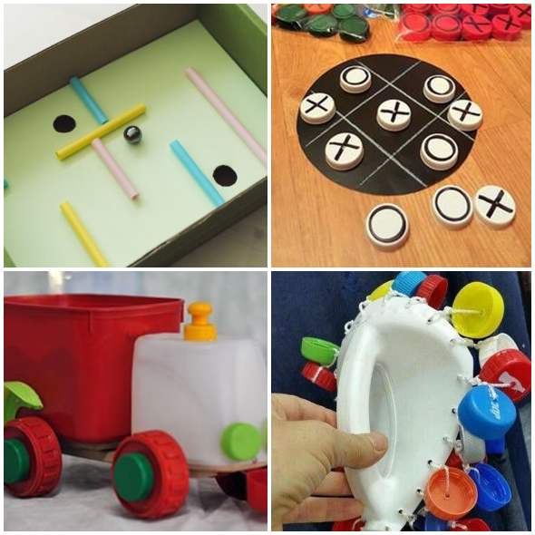 quanto economizo fazendo brinquedos com material reciclado