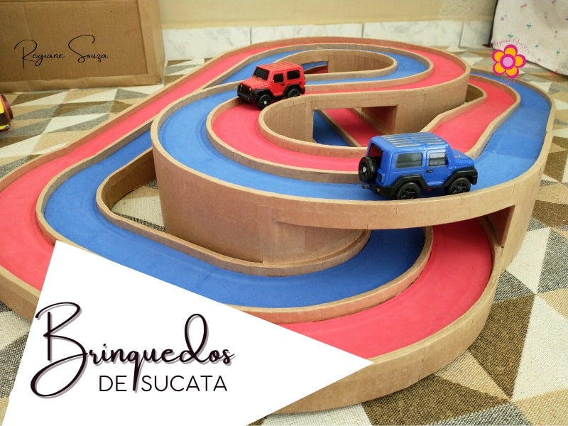DIY brinquedos com materiais reciclados