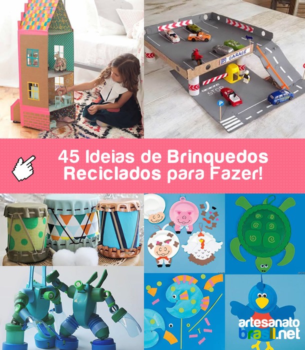 ideias de brinquedos para fazer em casa