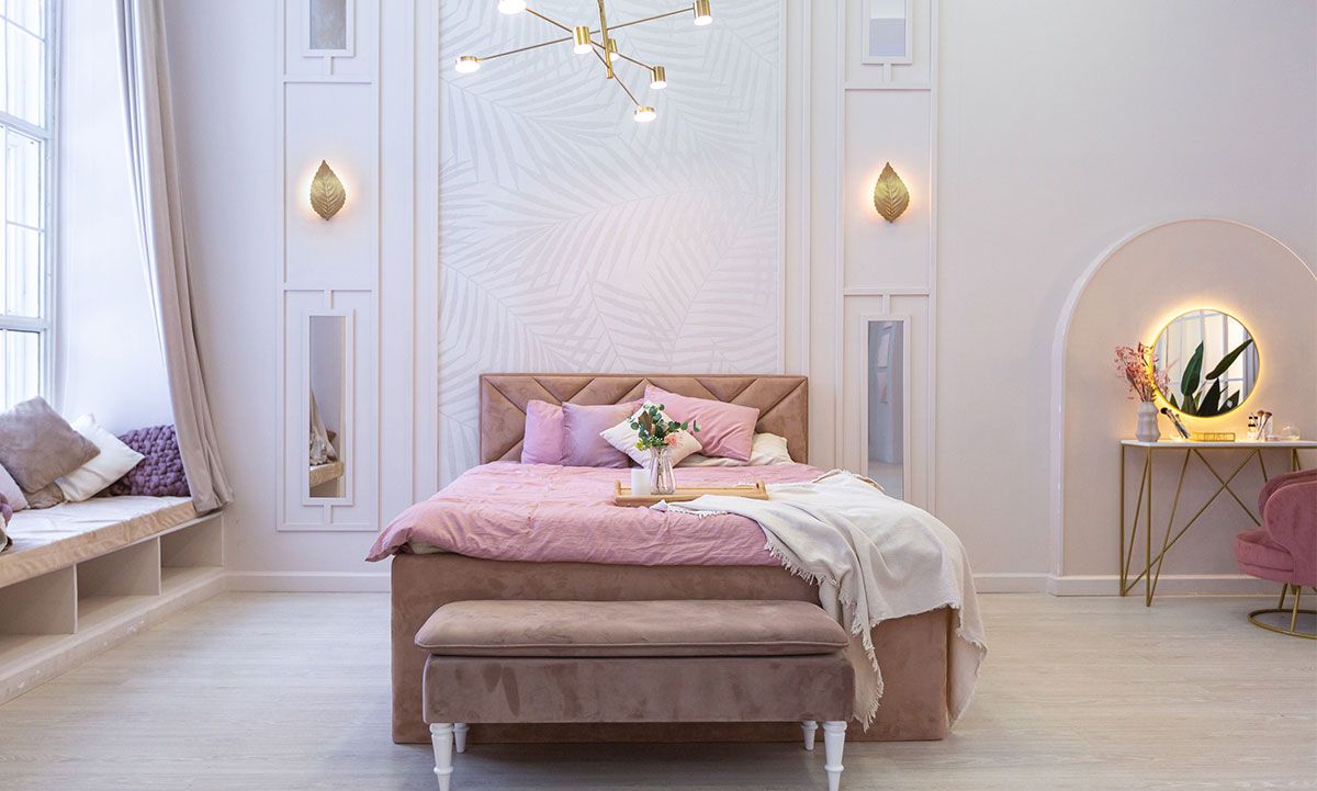 decoração quarto minimalista vs boho