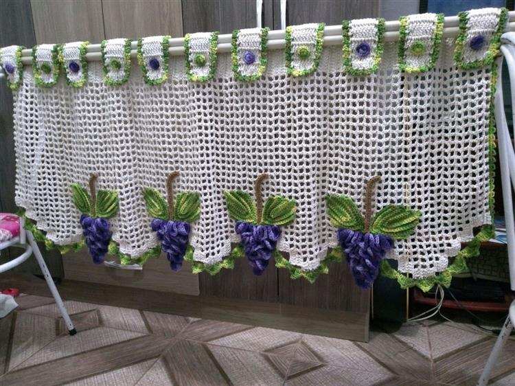gráficos de crochê para cozinha