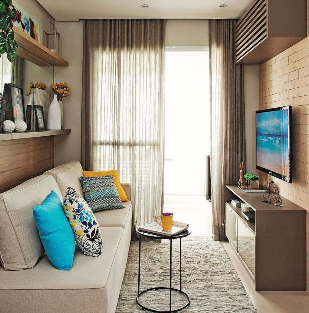 erros comuns decorar sala pequena