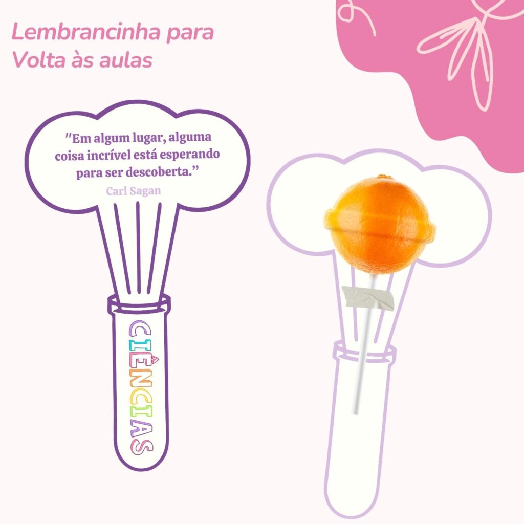 lembrancinha feira de ciências para educação infantil