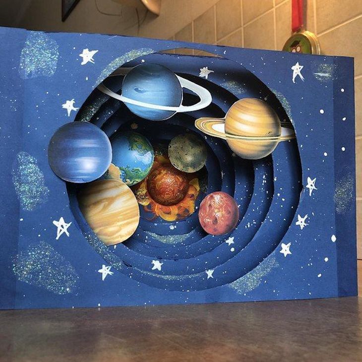 ideias maquete sistema solar criativas