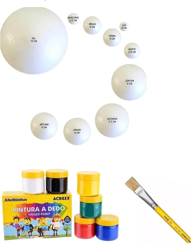 maquete sistema solar móbile