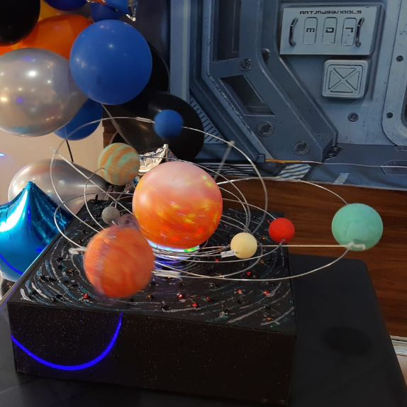 anéis saturno maquete