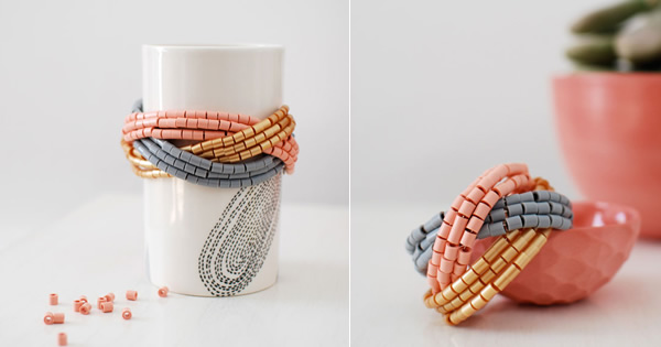 ideias de pulseiras de miçangas
