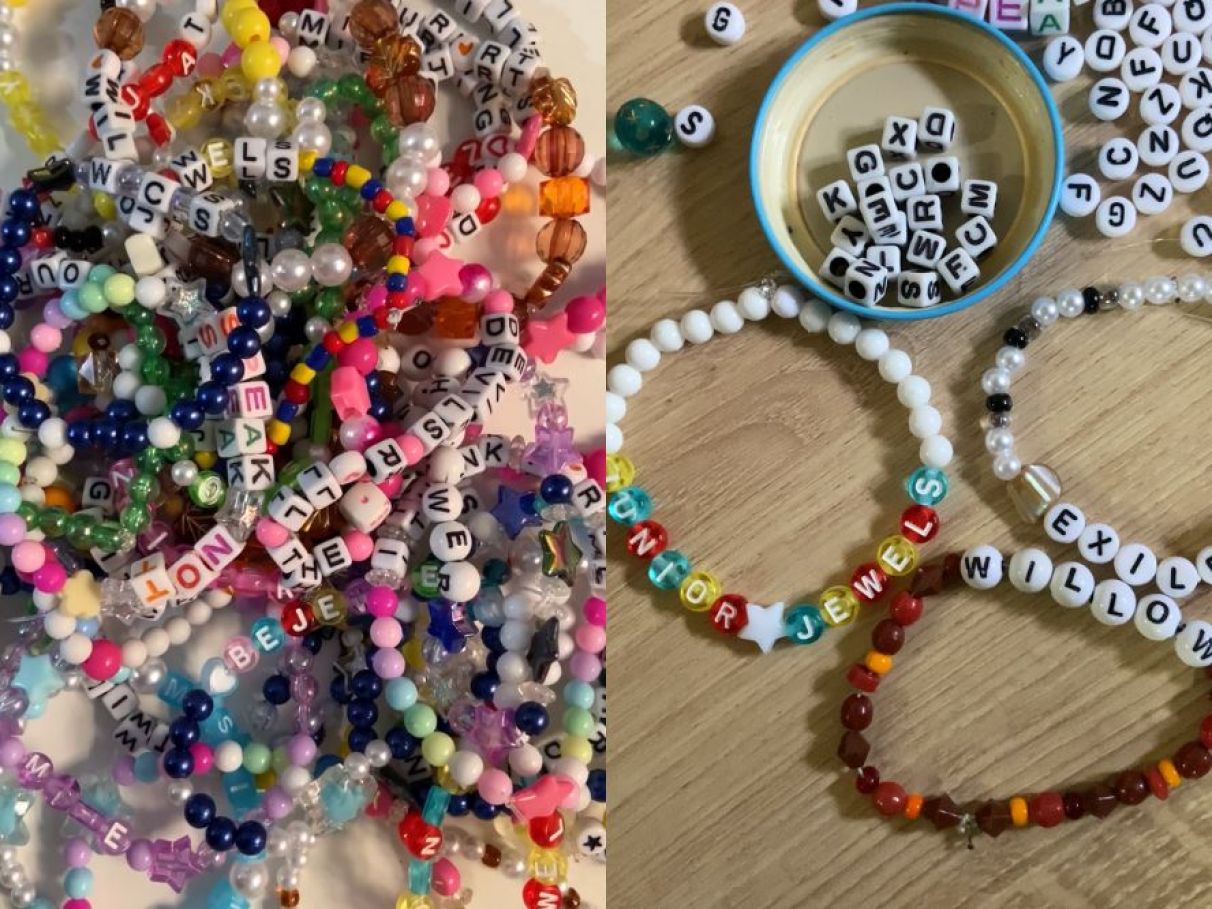 ideias de pulseiras de miçangas coloridas para iniciantes