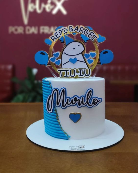 topo de bolo masculino para adolescente