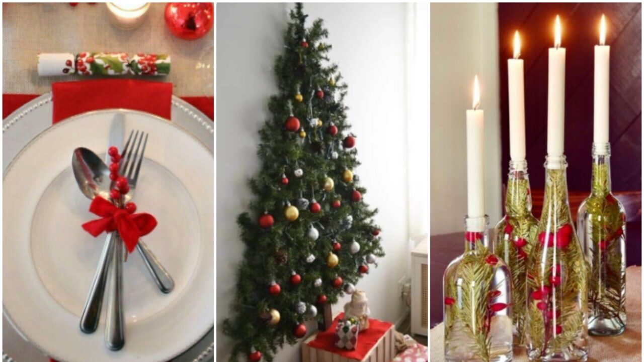 ideias criativas de decoração de natal DIY