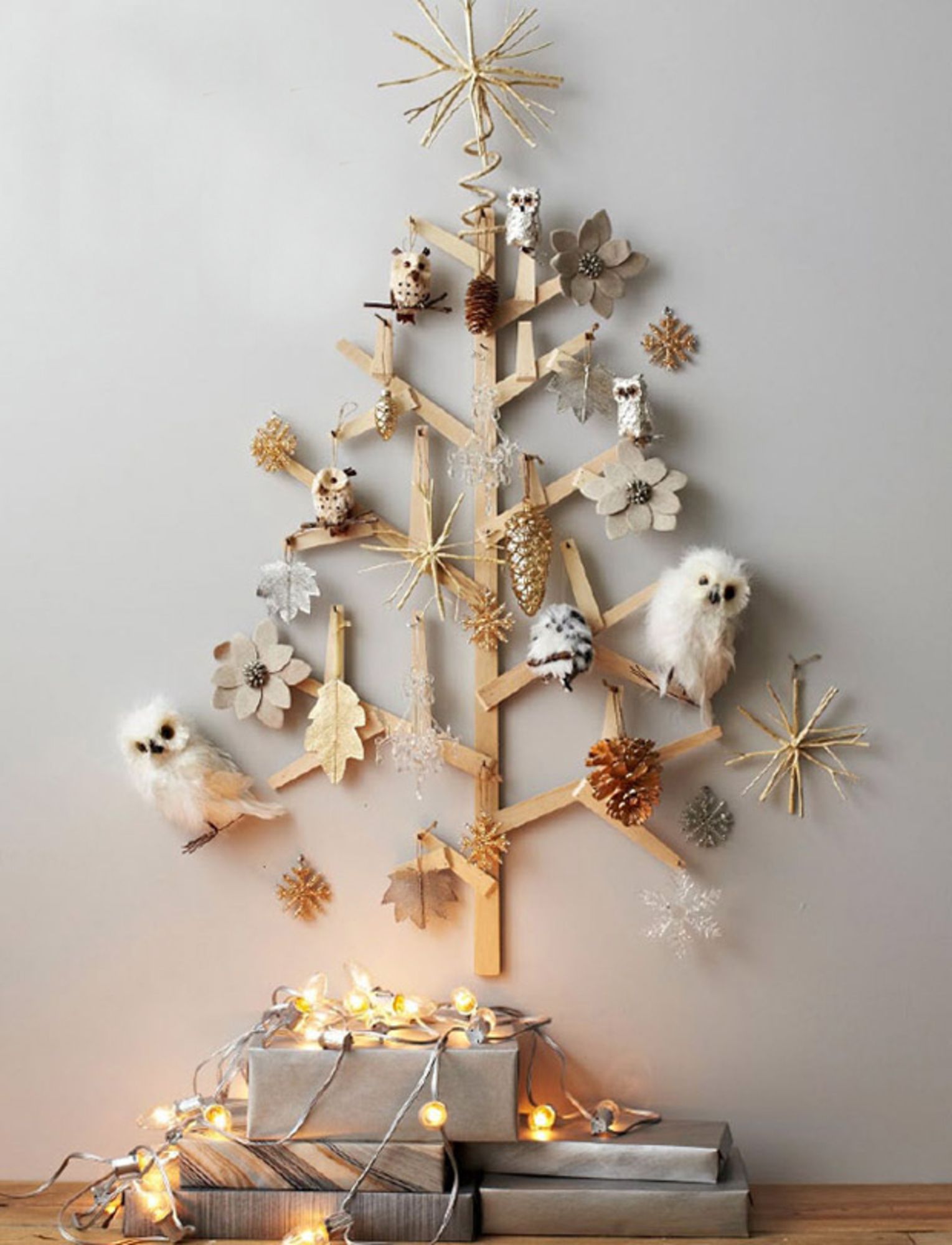 ideias criativas para decorar arvore de natal em casa