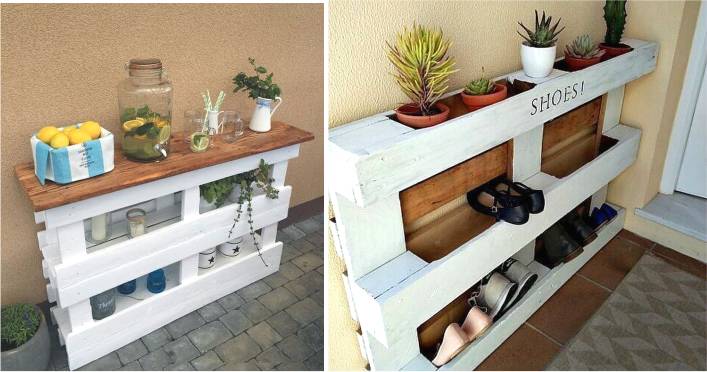 ideias de decoração com paletes para sala