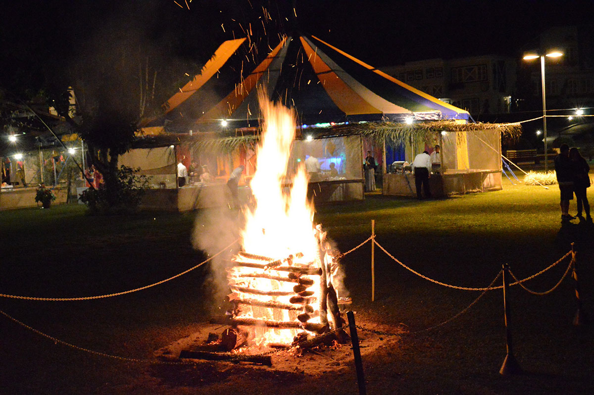 como desenhar fogueira festa junina passo a passo