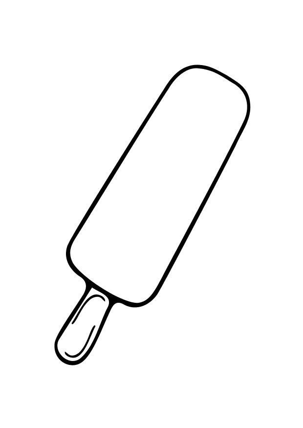 imagem de picolé para colorir