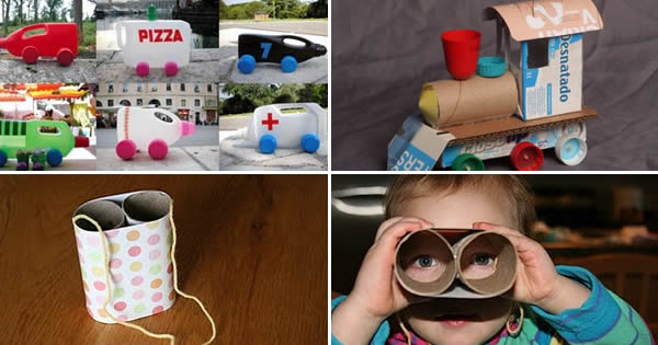 brinquedos reciclados vs brinquedos comprados