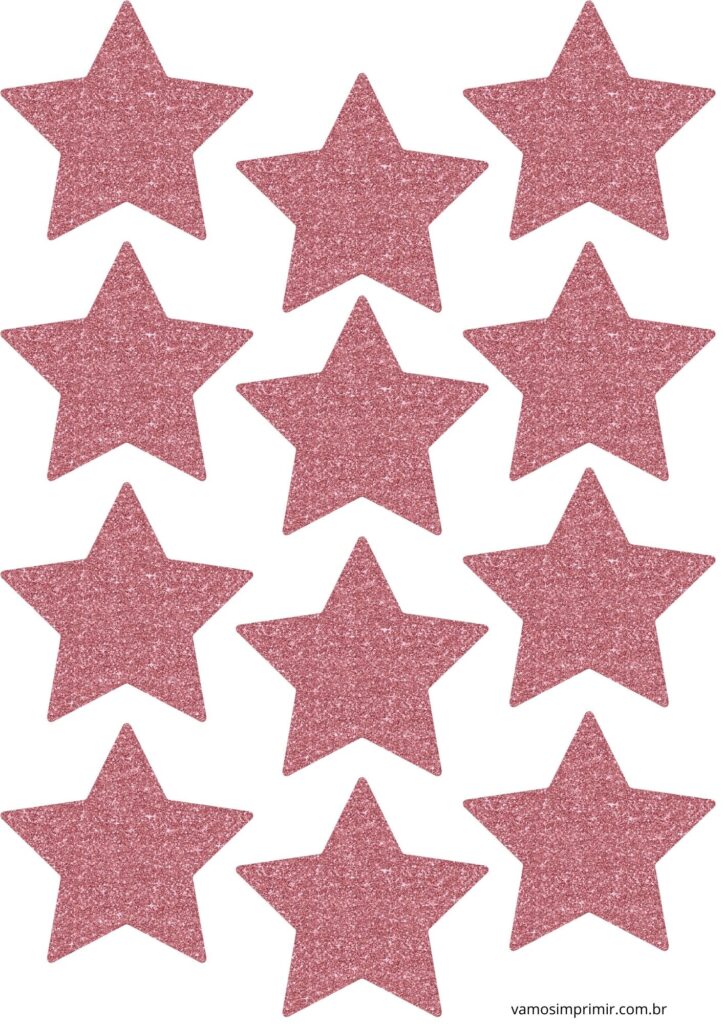 estrela de 5 pontas para imprimir