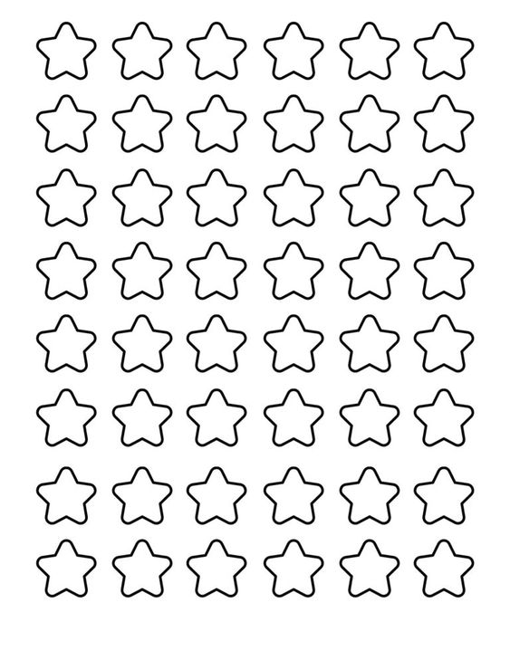 desenho de estrela para colorir