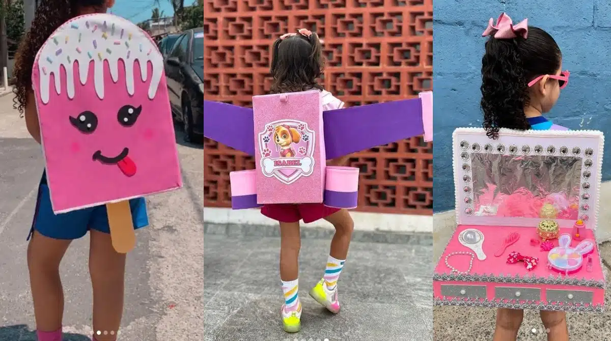 mochila maluca para escola