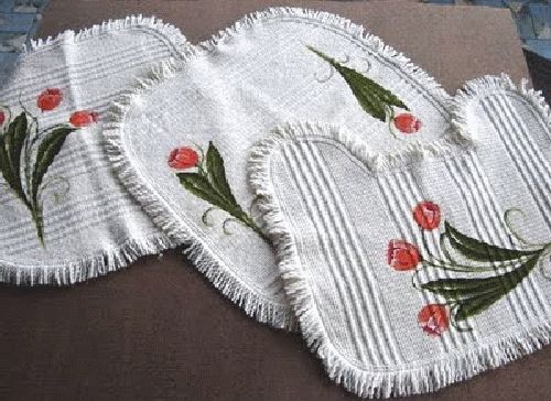 jogo de banheiro de tecido passo a passo