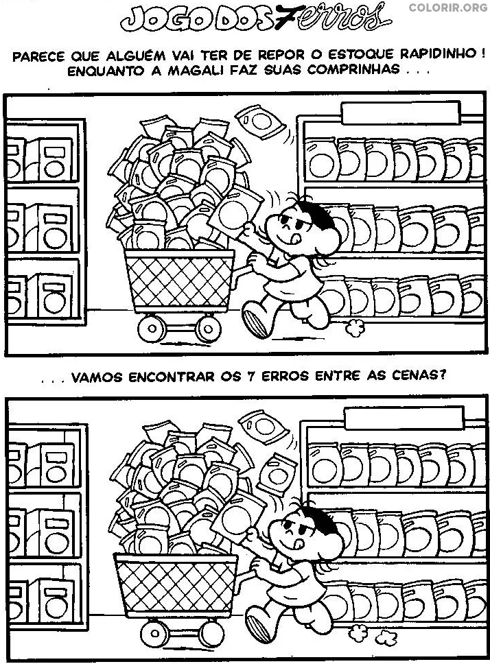desenhos do jogo dos 7 erros para imprimir