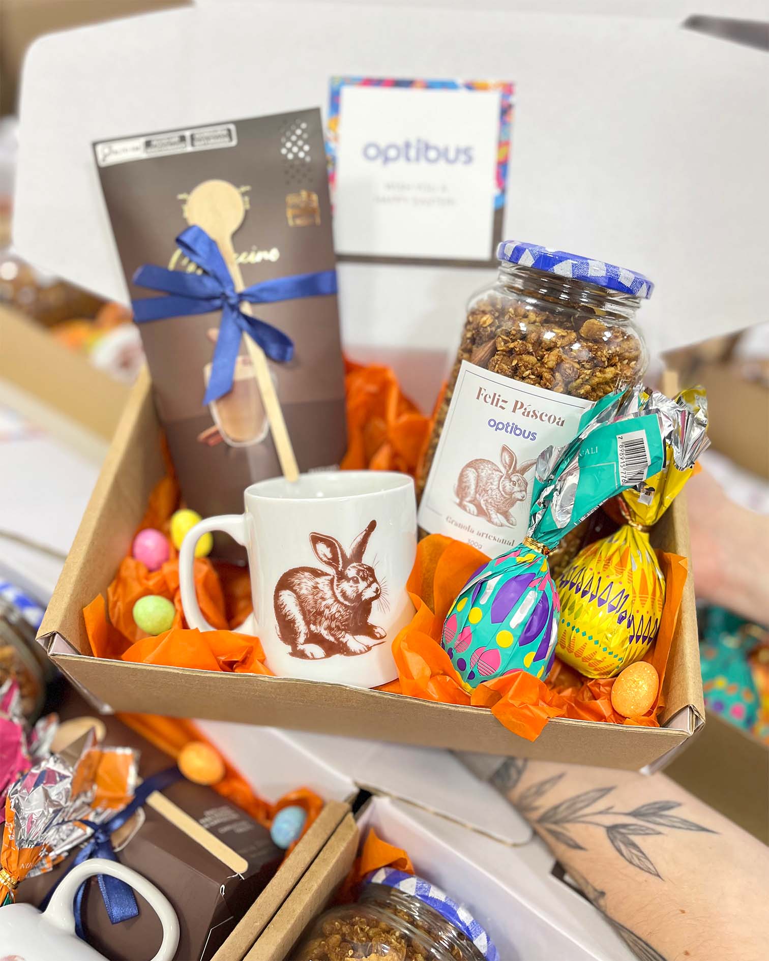 kit de páscoa artesanal para presente