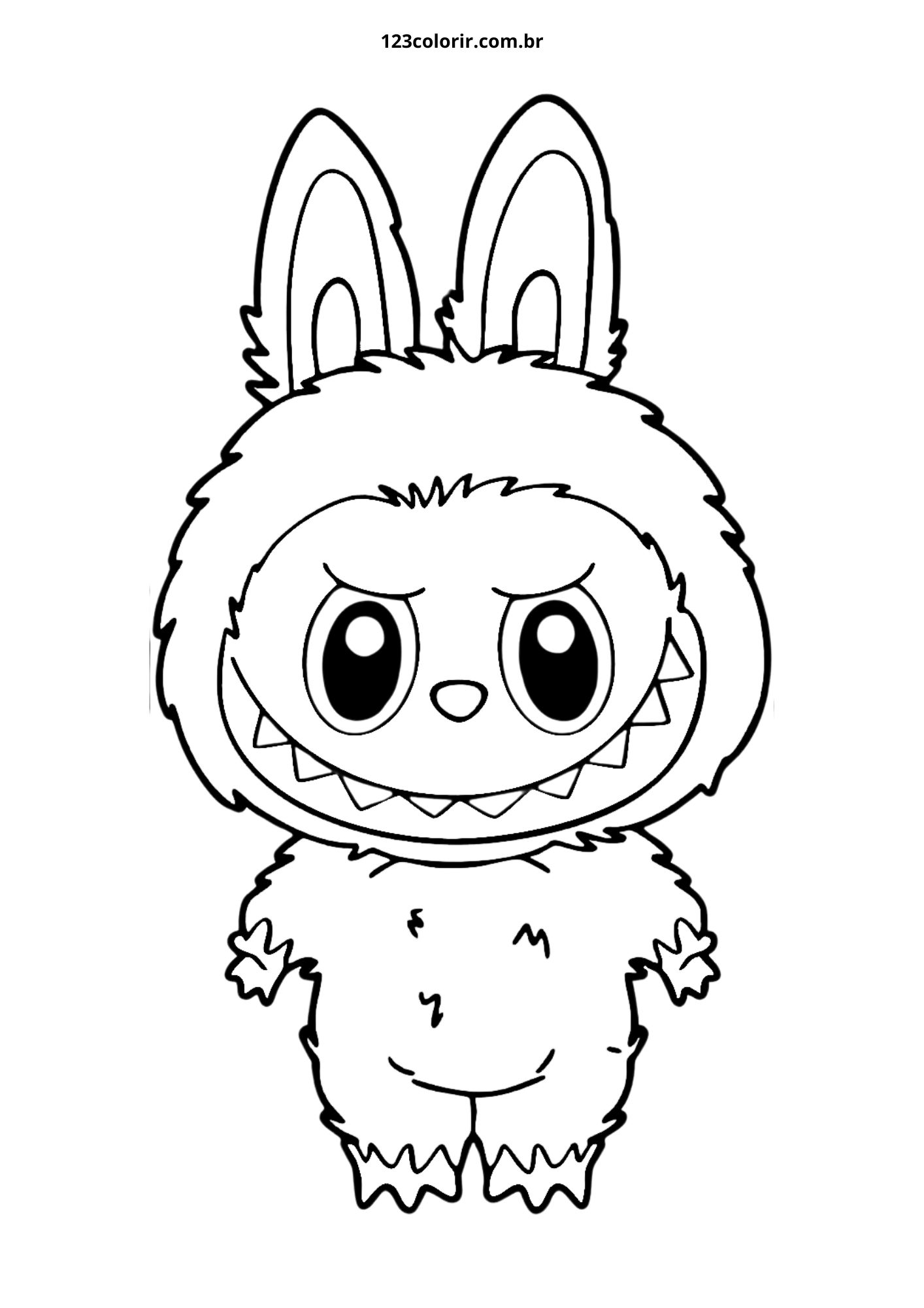 Labubu para colorir online