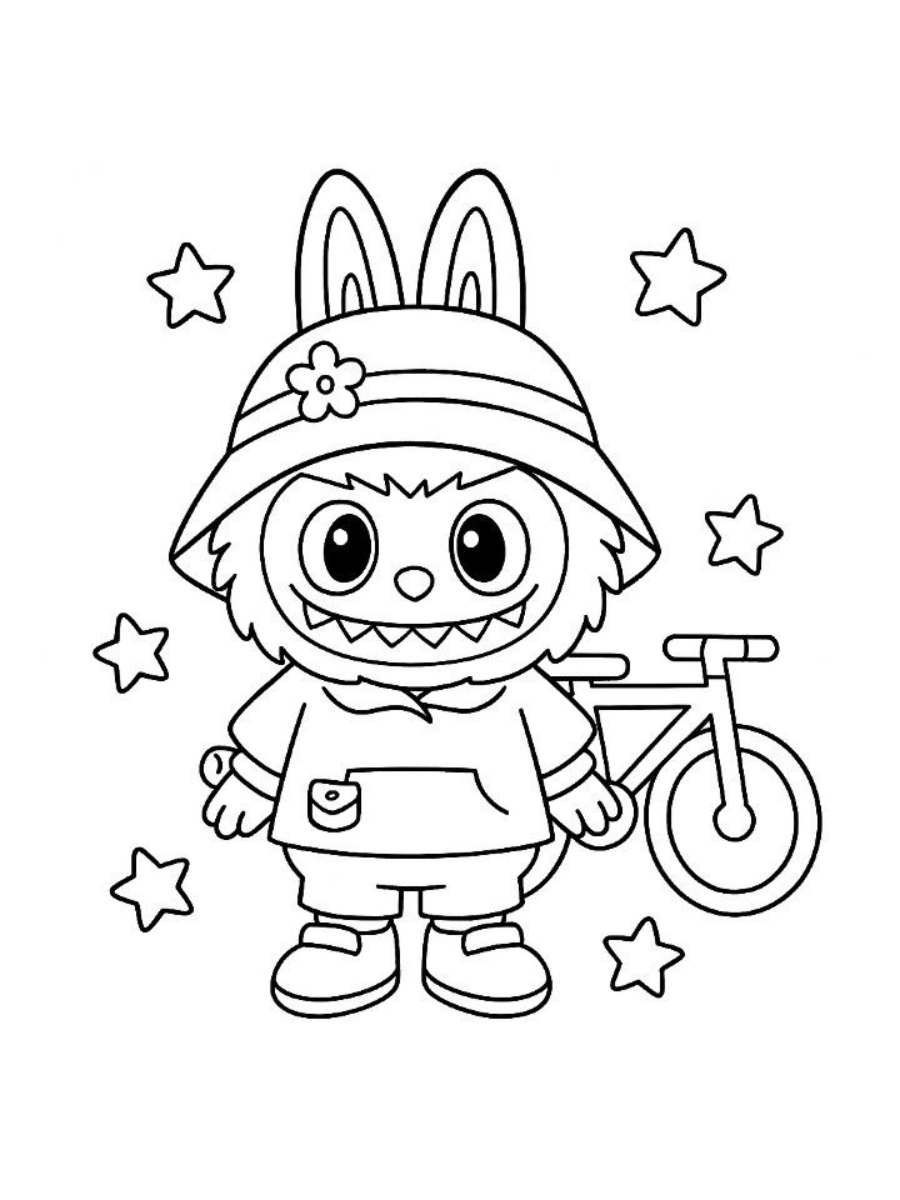 como desenhar labubu passo a passo para iniciantes