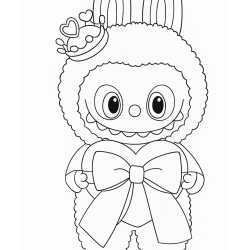 labubu vs outros personagens para colorir