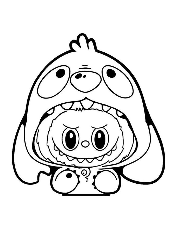 custo desenhos labubu para imprimir